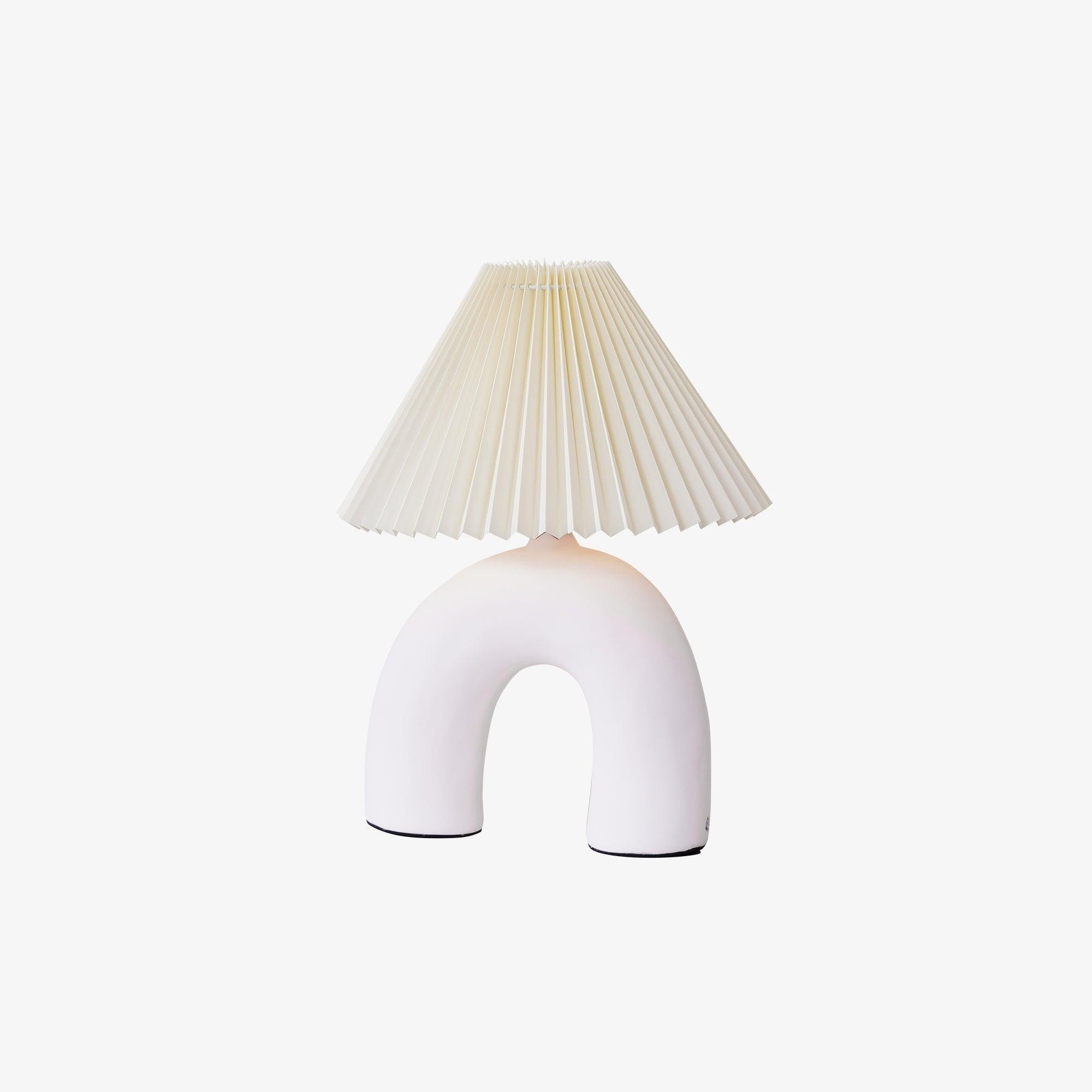 Arched Pleated Table Lamp K238