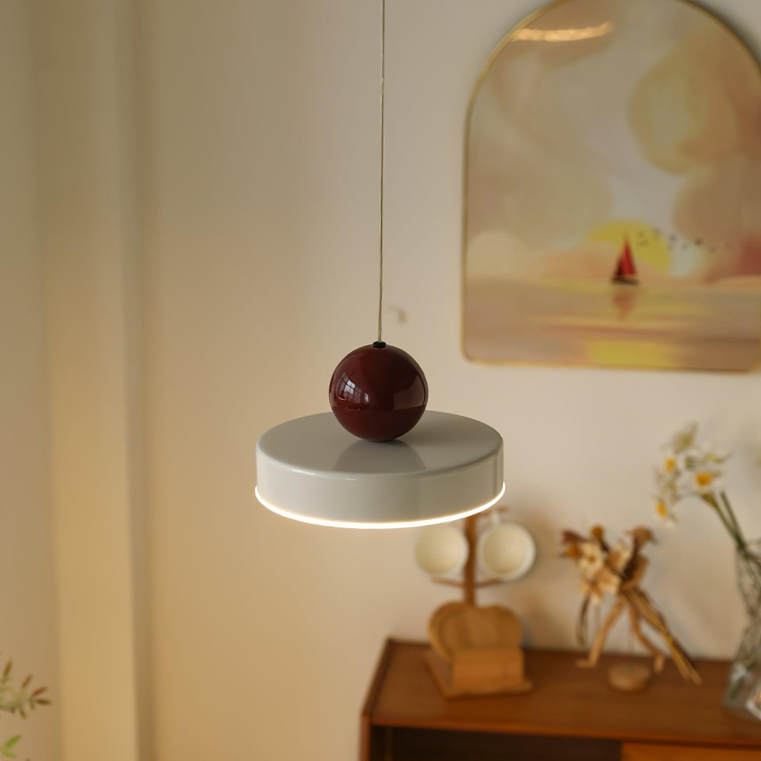 Modern Minimalist Round Led Pendant Light For Kitchen Island K568