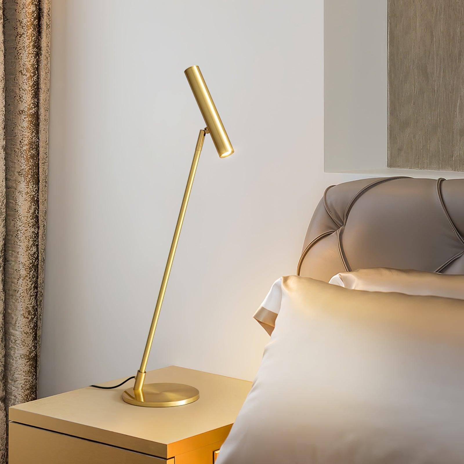 Modern Minimalist Brass Adjustable LED Floor Lamp K707