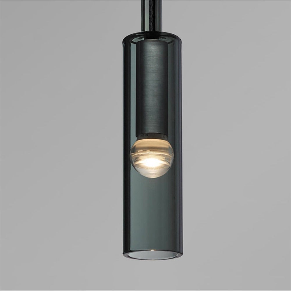 Modern Cylindrical Glass Pendant Light K855