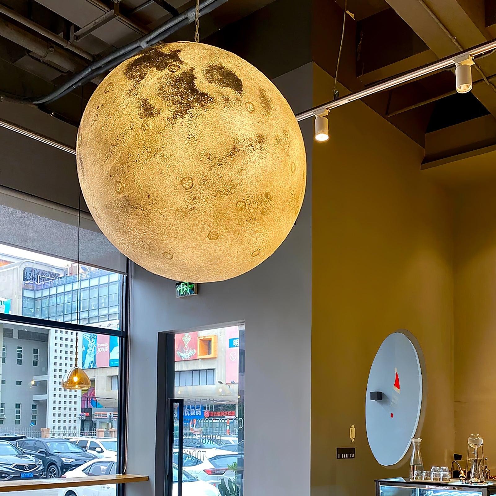Planetary White Moon Chandelier Suitable For Living Room K215