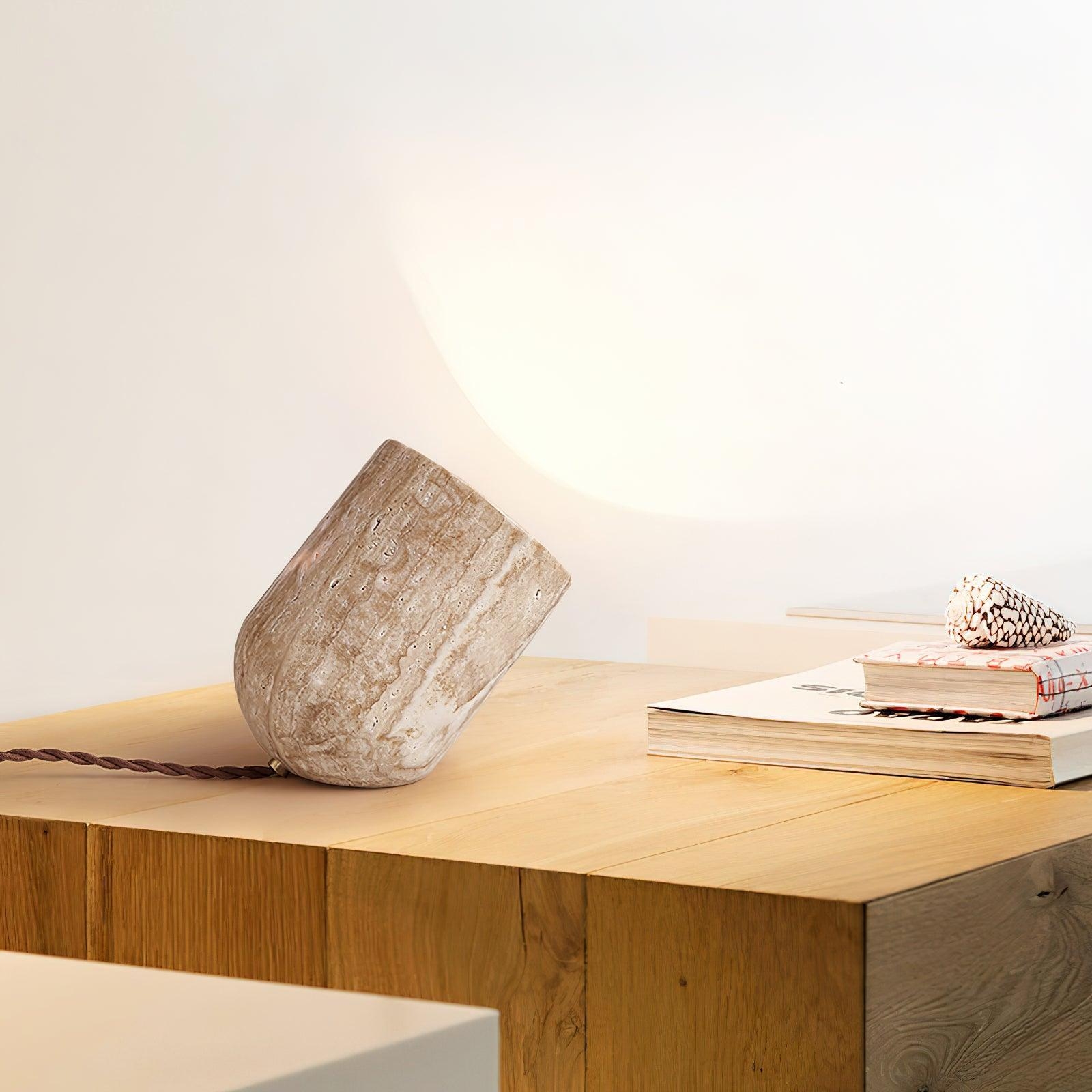 Amidori Travertine Table Lamp D893