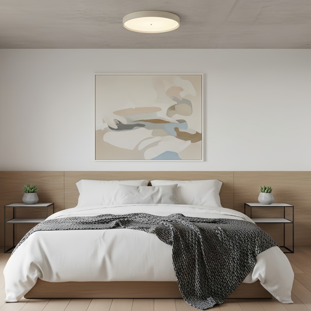 Zenthoris Travertine Ceiling Light Minimalist Flush Mount - Modern Ambient Hallway Lighting K2279