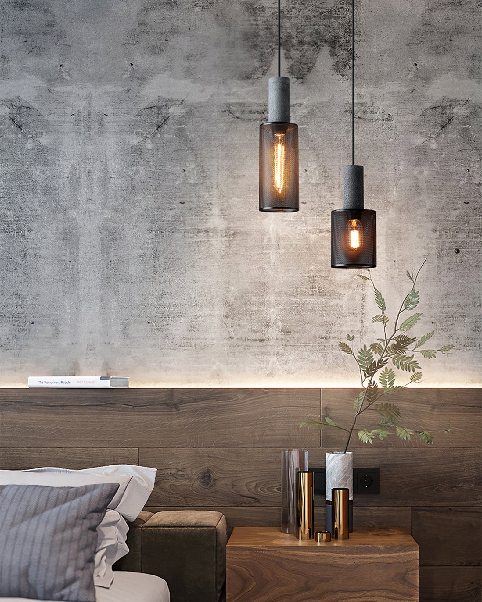 Concrete Industry Pendant Lamp K999