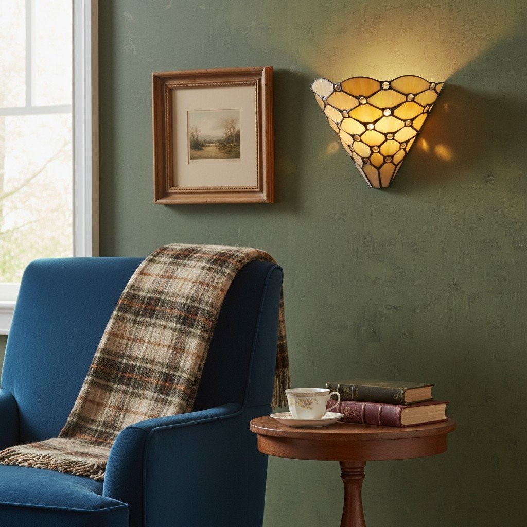 TF Pearl Elegant Glass Wall Light - Wall Sconce for Hallway K1789