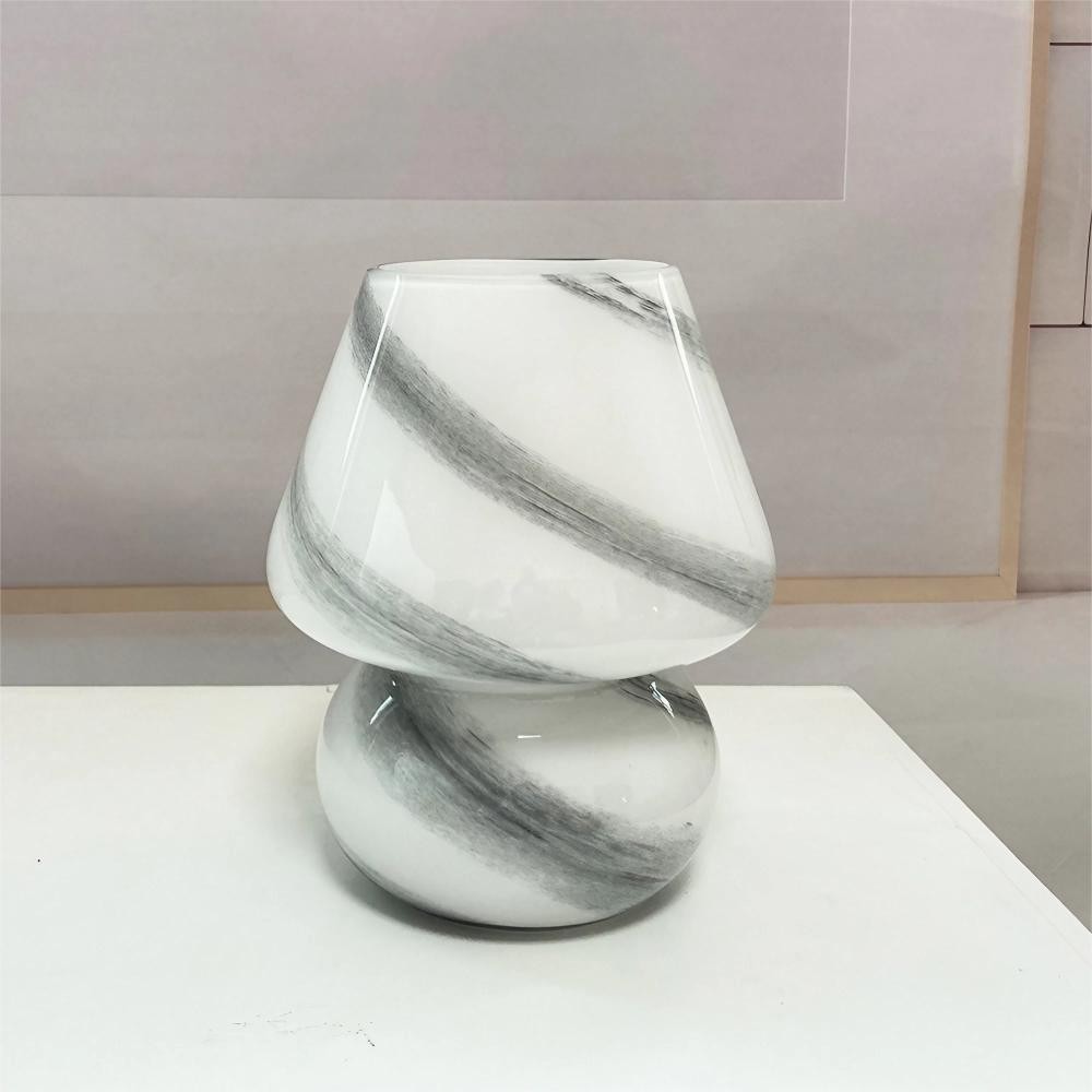 Decorative Handmade Glass Mushroom Table Lamp K53