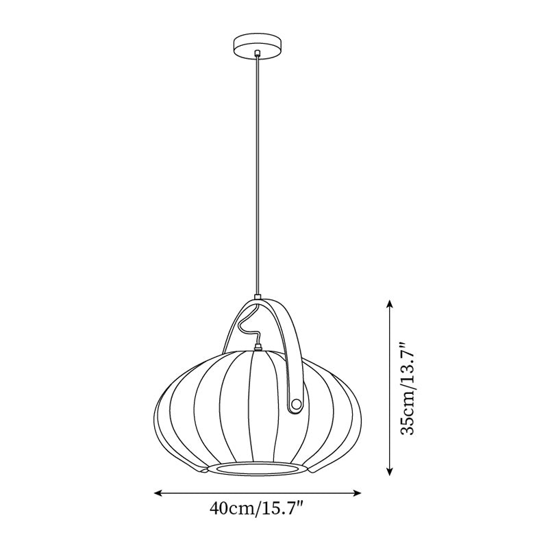 Vintage Lantern Wooden Decoration Pendant Lamp K235