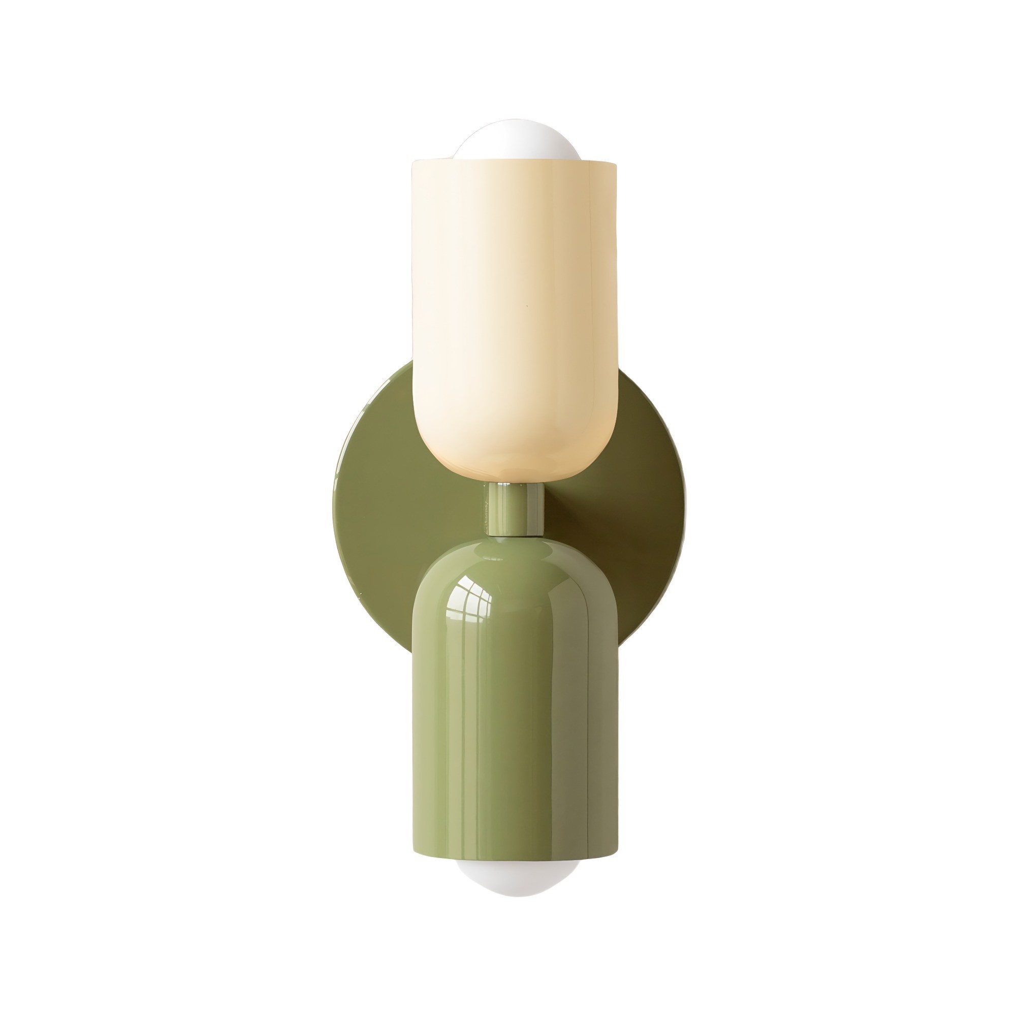 Elegant Up Down Wall Sconce - Bauhaus Double Heads Wall Light for Bedroom and Lounge