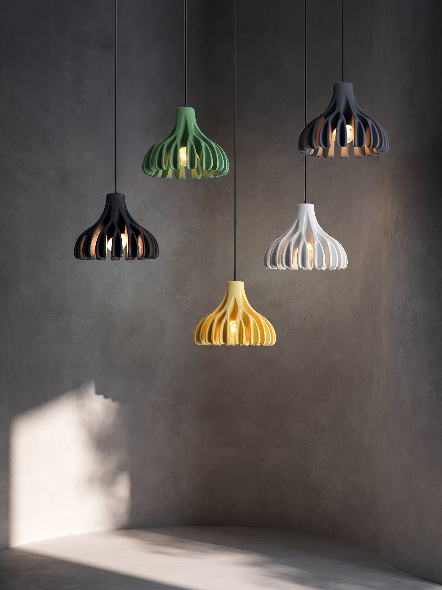 Coral Resin Pendant Lamp K1003