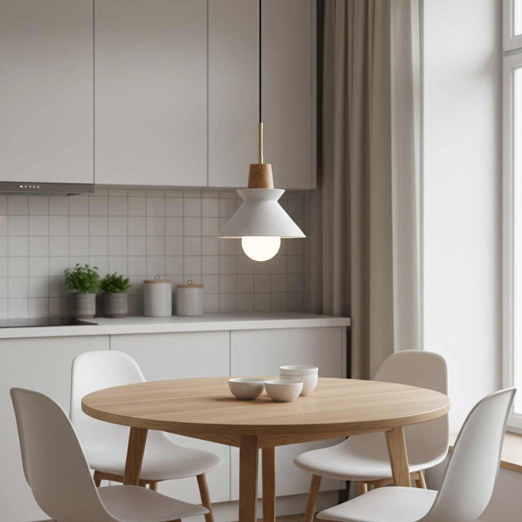 Halotaper Minimalist Tapered Pendant Lamp - Contemporary Decorative Lighting for Home K2244