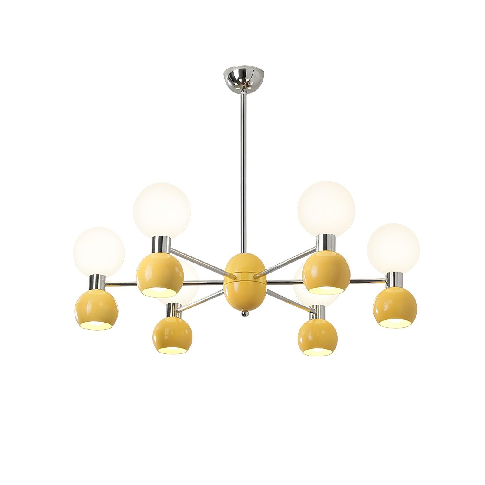 Modern Minimalist Multiple Head Metal Chandelier K741