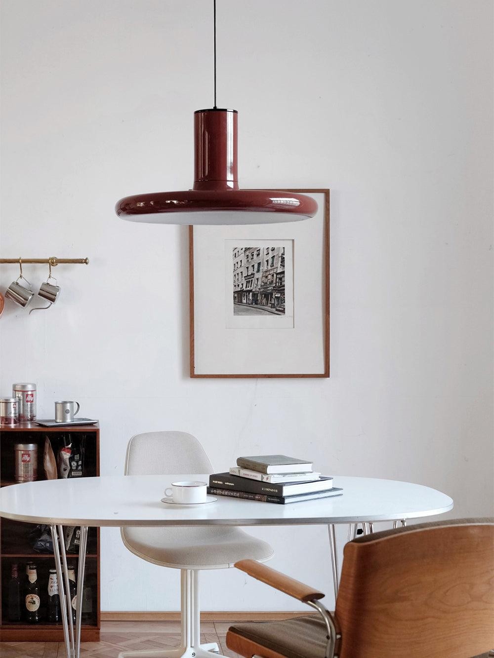 Vintage UFO Frisbee Pendant Lamp K558