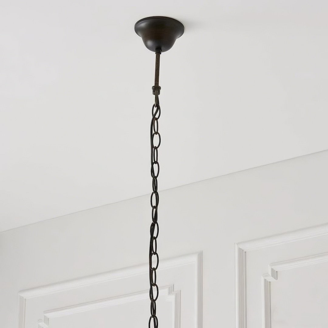 TF Hector Pendant Light - Art Nouveau Stained Glass Decorative Light for Dining or Living Room K2001