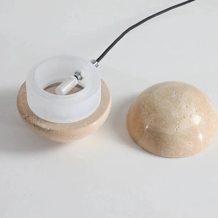 Travertine Lunar Pendant Lamp D918