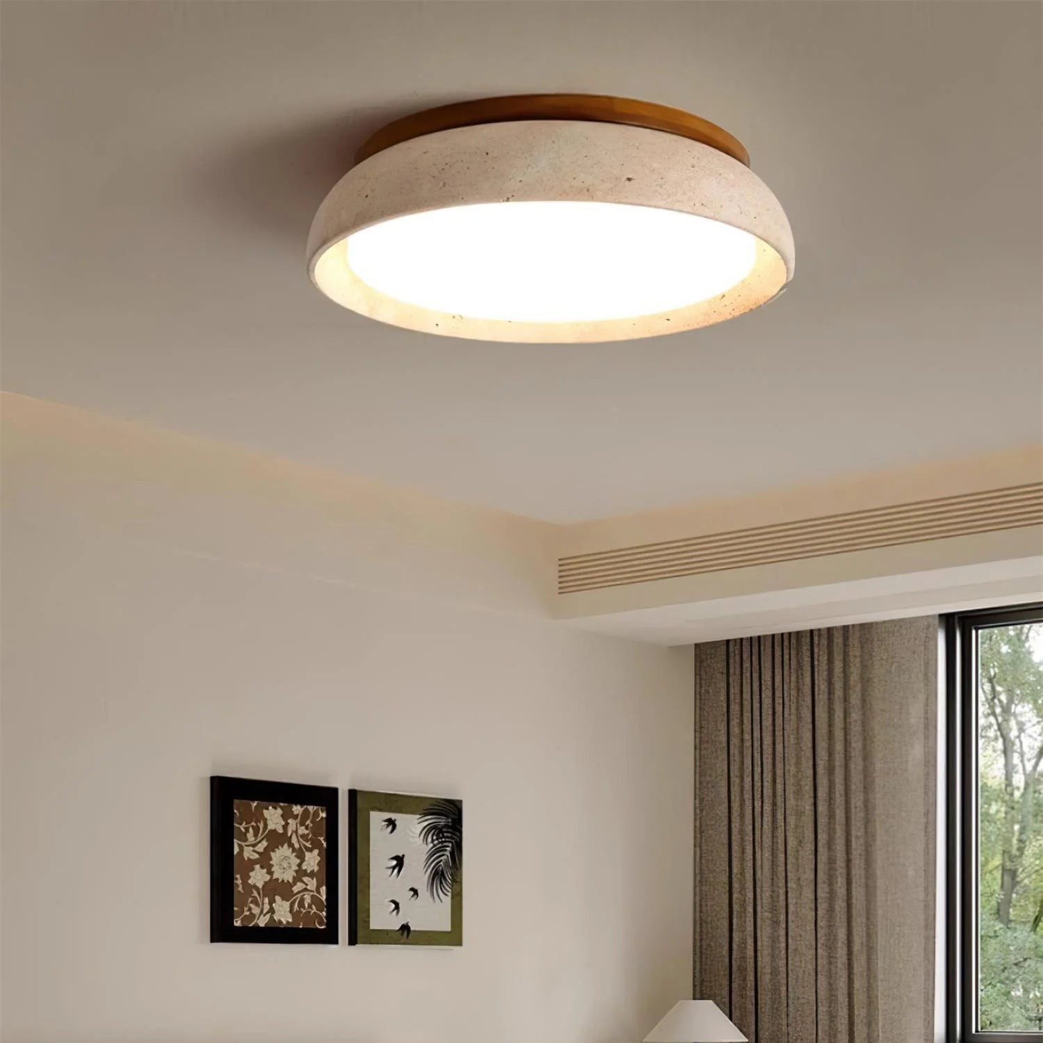 Modern Scandinavian Travertine Ceiling Light K1578