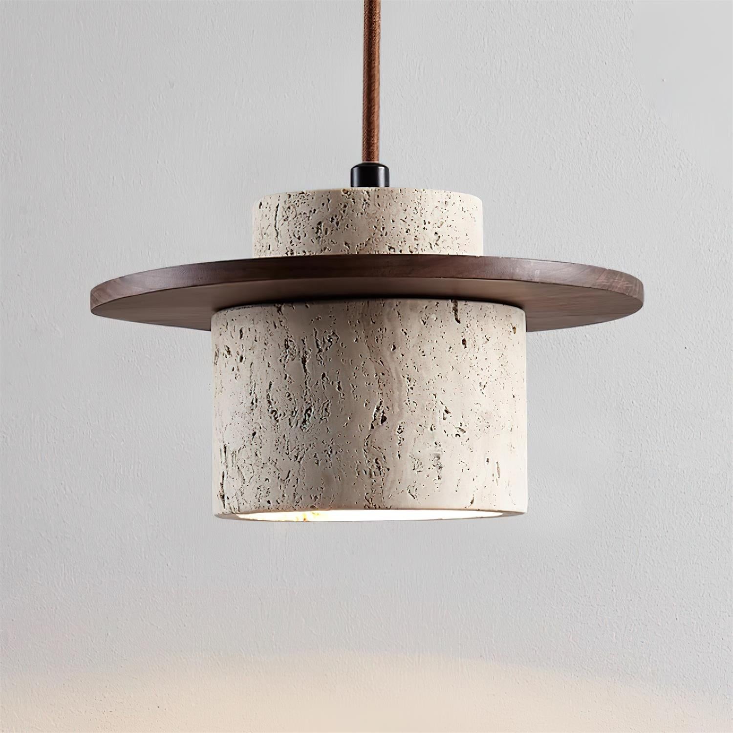 Retro Wabi Sabi Textured Travertine Wall Lamp K825
