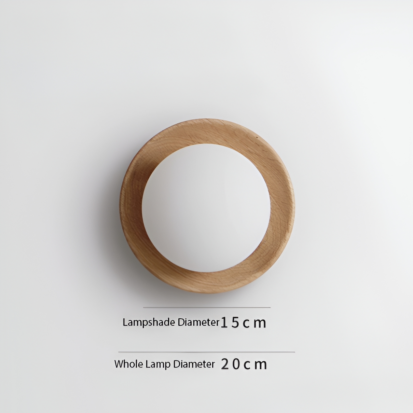Nordic Minimalist Natural Wood LED Wall Light D780