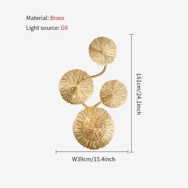 Lotus Leaf Wall Sconce