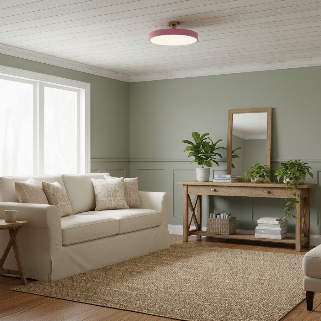Ceilivon Minimalist Round Ceiling Light for Contemporary Sleek Interior Accent K2094