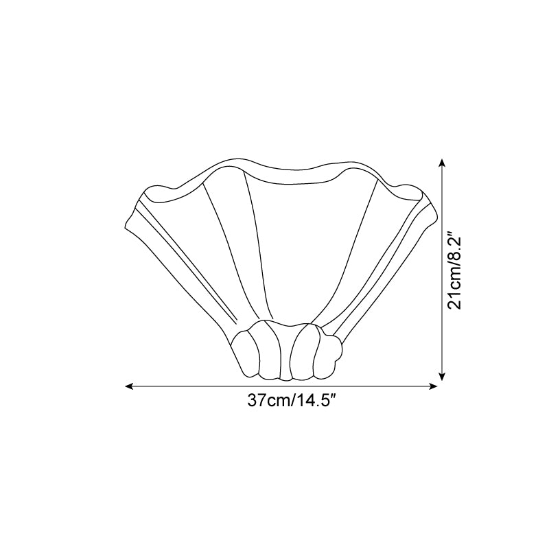 Roche Plaster Wall Lamp D65