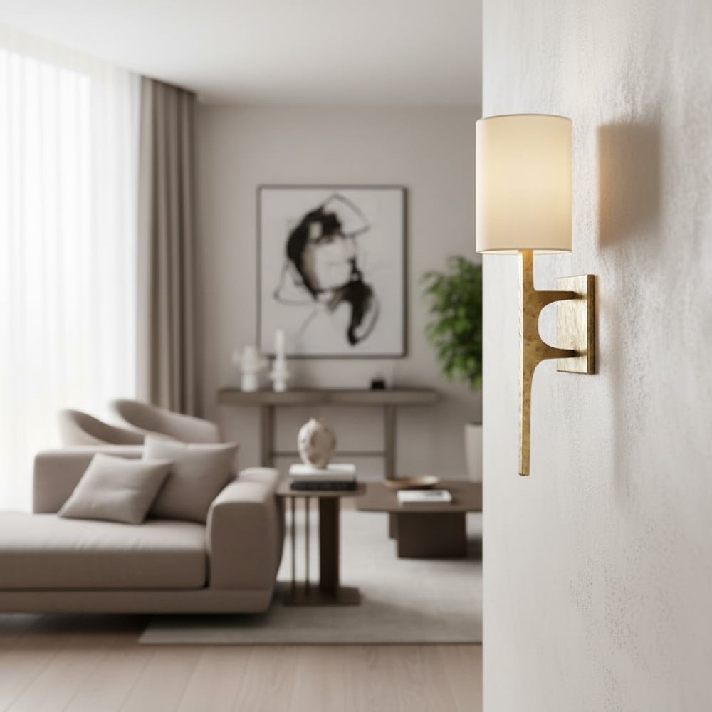 Texturoc Linear Wall Light - Modern Hammered Wall Sconce K1610