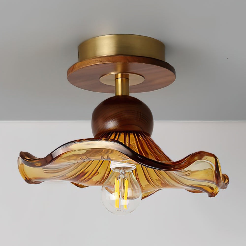 Kapok Wood Ceiling Light K1038