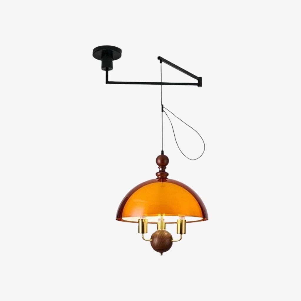 Afterglow Sculptural Sunset Acrylic Pendant Light - Warm Ambient Lighting for Dining Room K2068