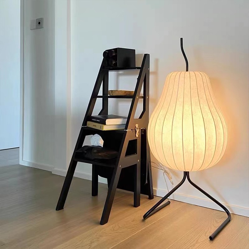 Living Room Decorative Pear Silk Floor Lamp K11