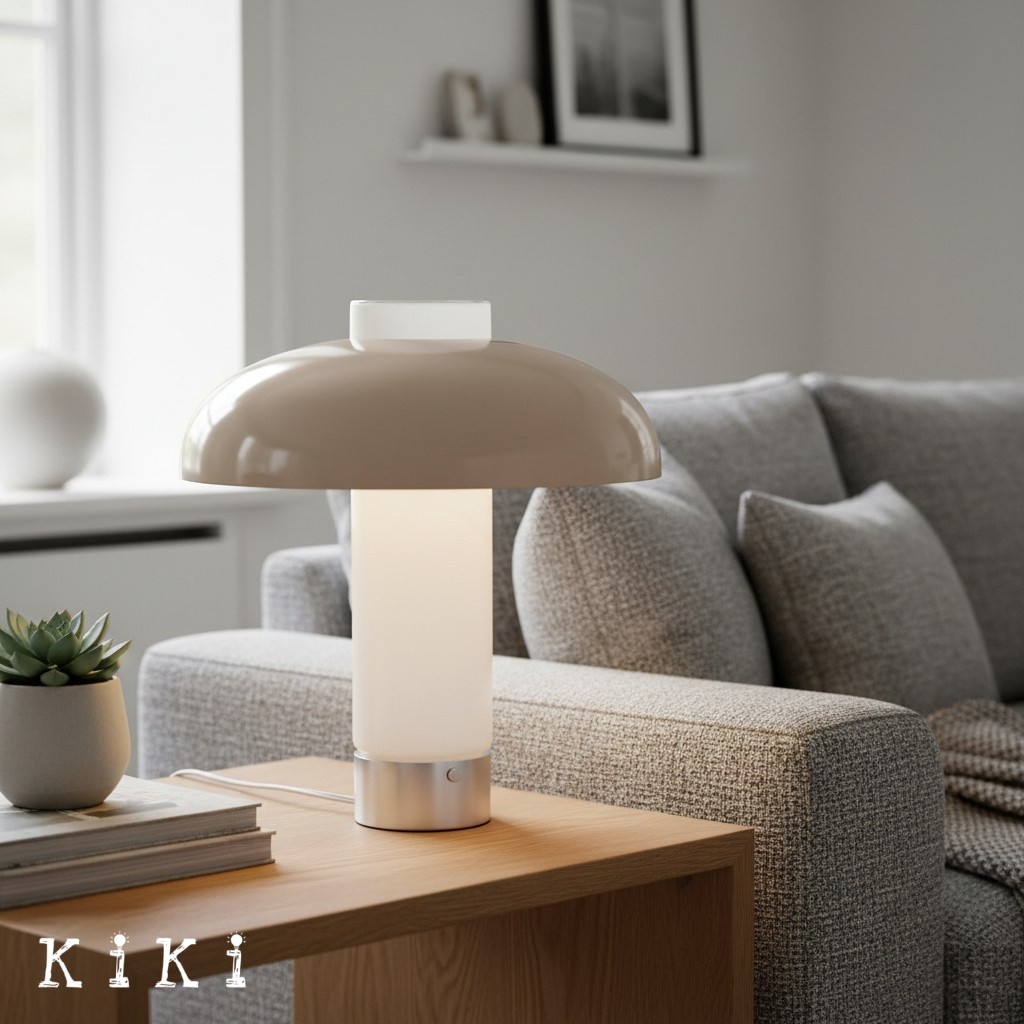 Nera Elegant Dome Table Lamp - Contemporary Style Lighting for Sideboard and Nightstand K2206