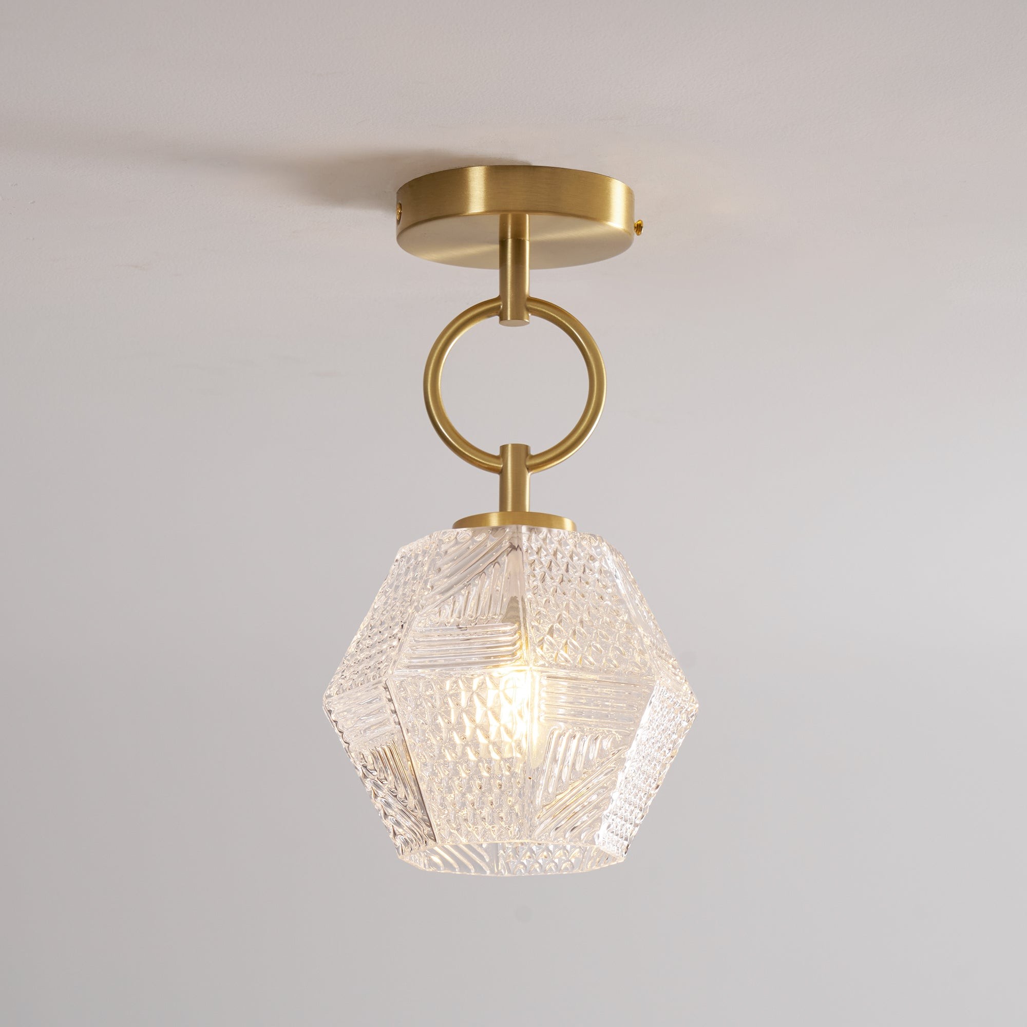 Diamond Cut Art Deco Ceiling Light K1006