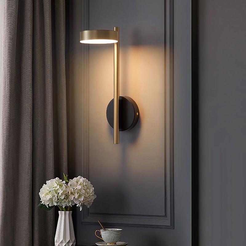 Italian Simple Round Metal Wall Lamp K364
