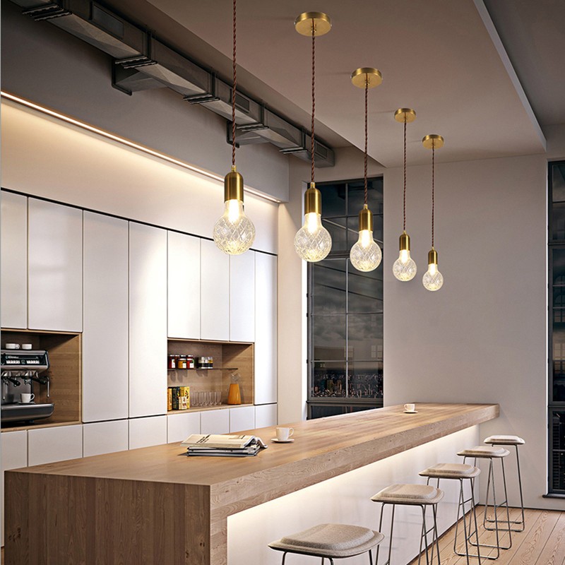 Crystal Bulb LED Vintage Pendant Lamp