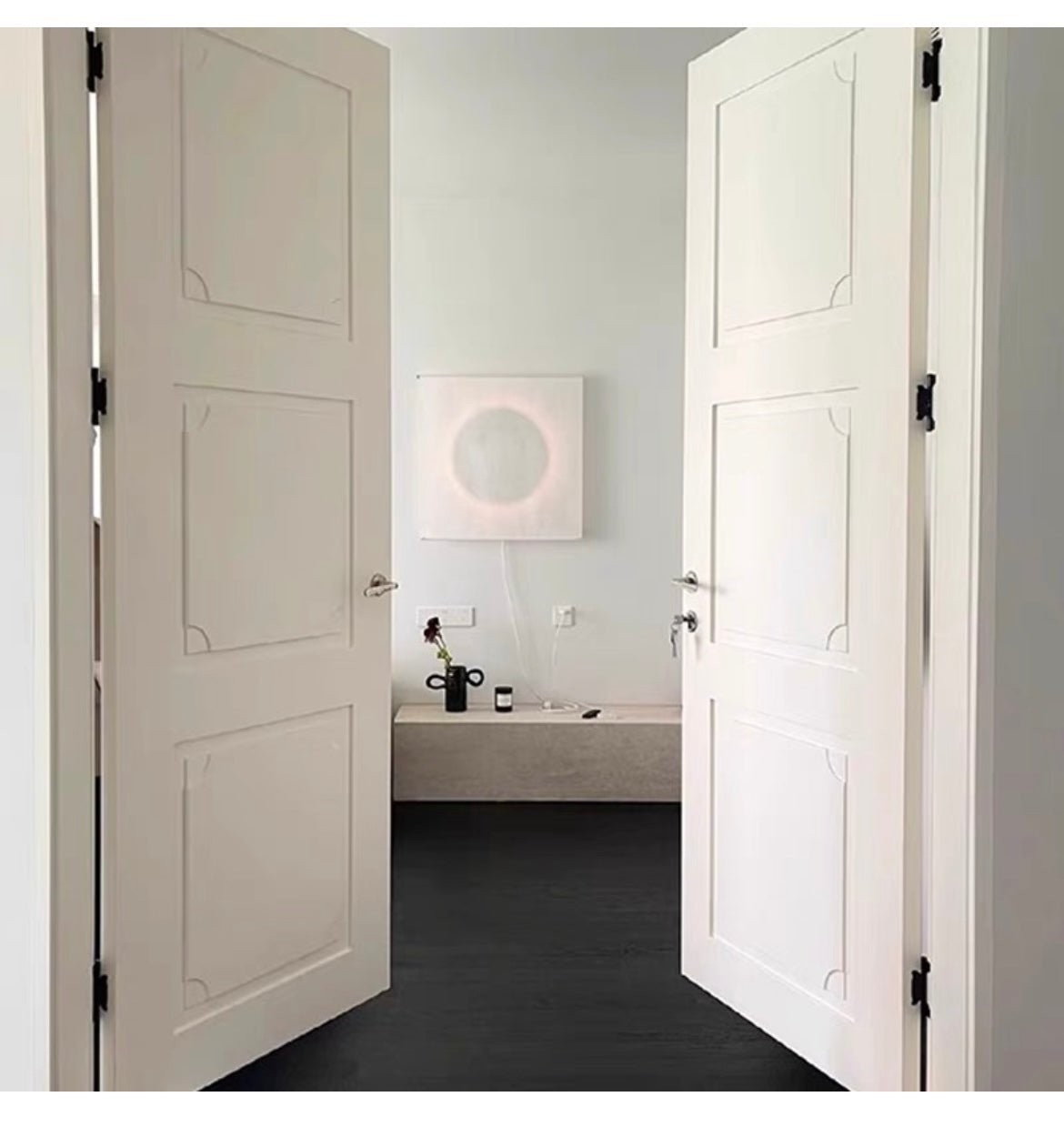 Modern Simple Plug-In Round Wall Lamp K867