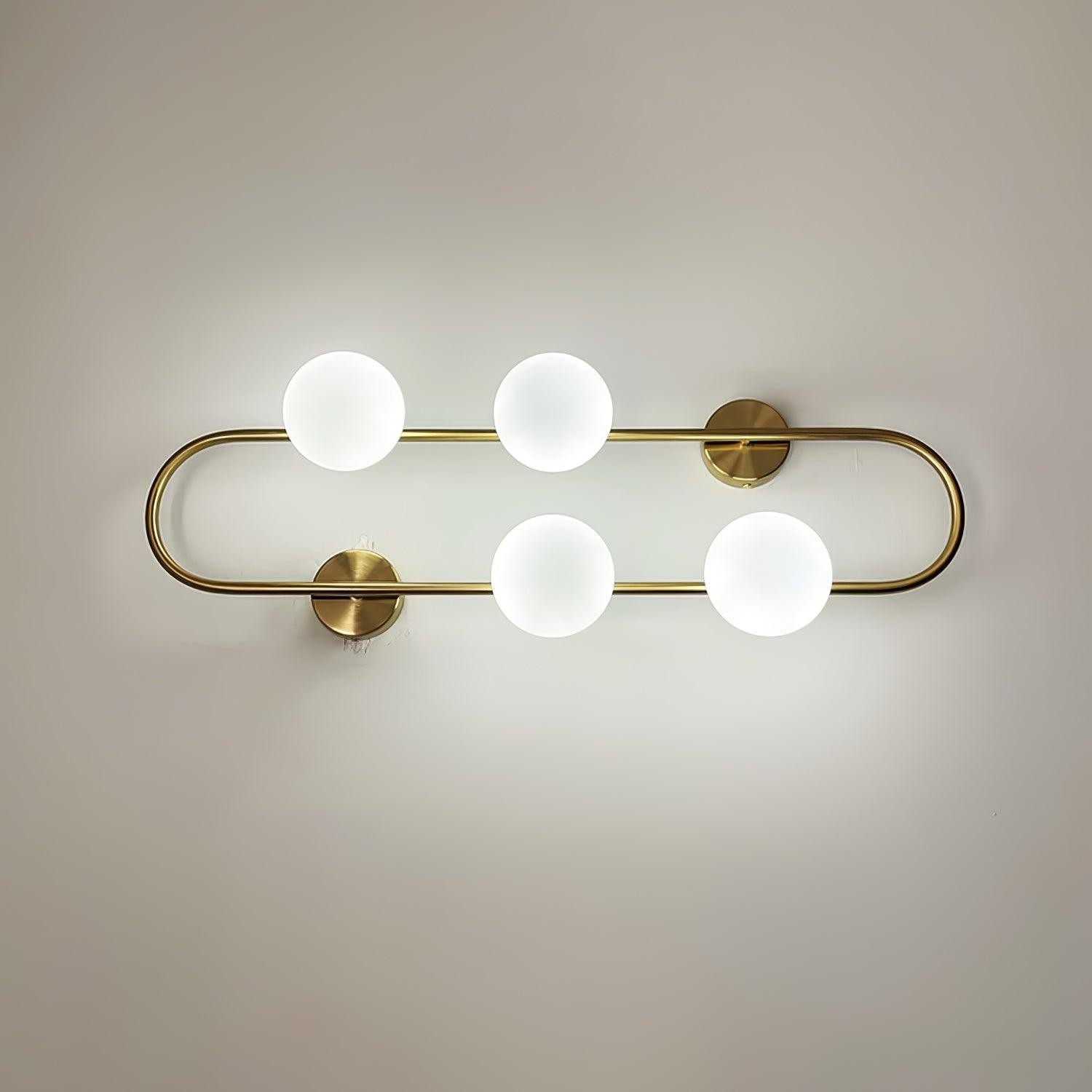 Nordic Modern Geometric Glass Globe Wall Lamp K283
