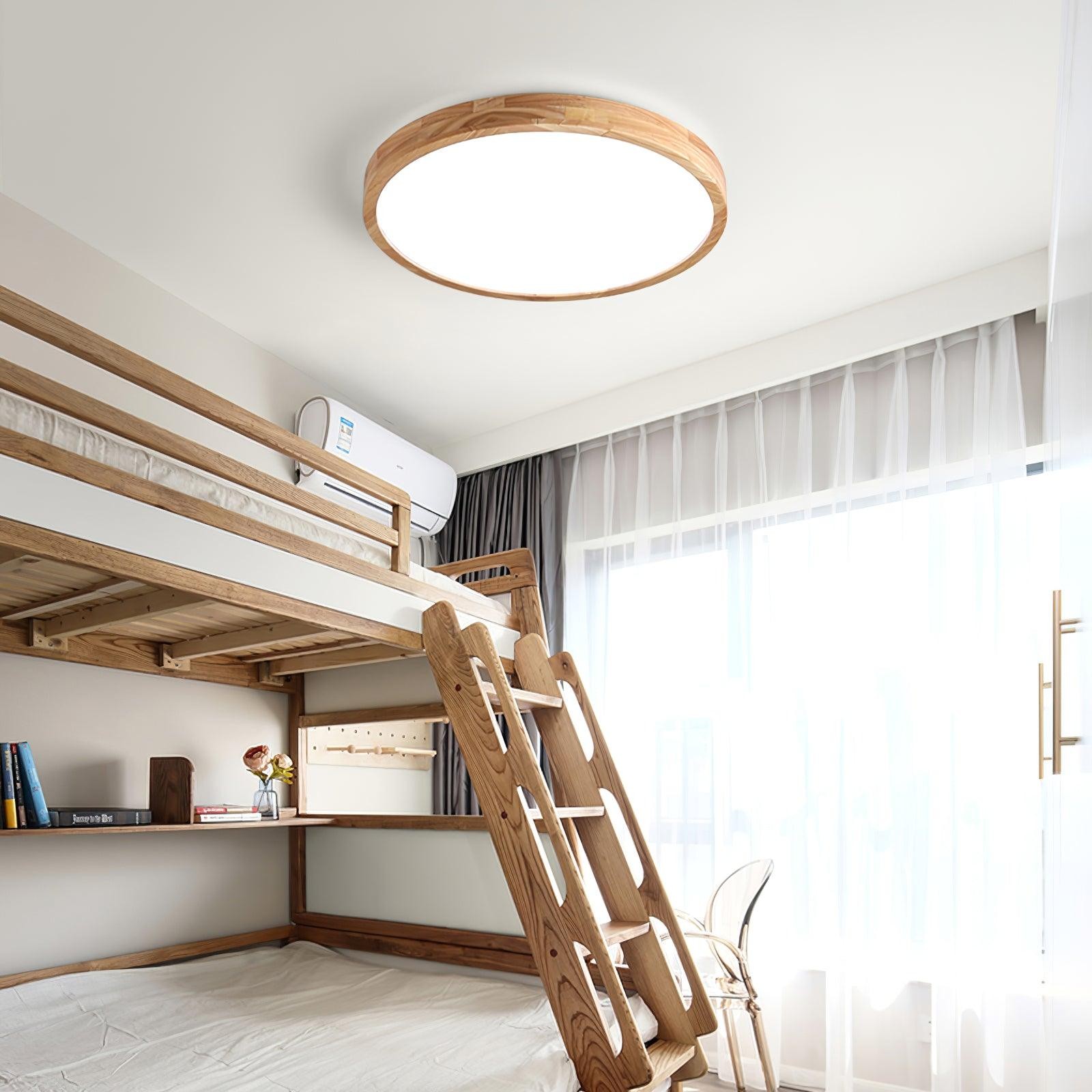 Wooden Geometric Ceiling Light K778