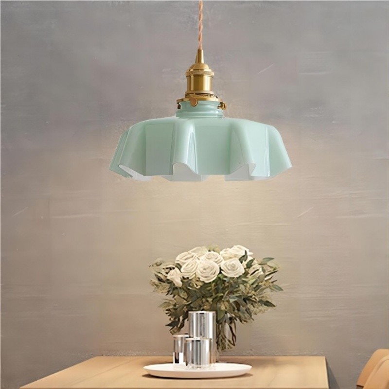 Retro Draped Flower Pendant Lamp K133