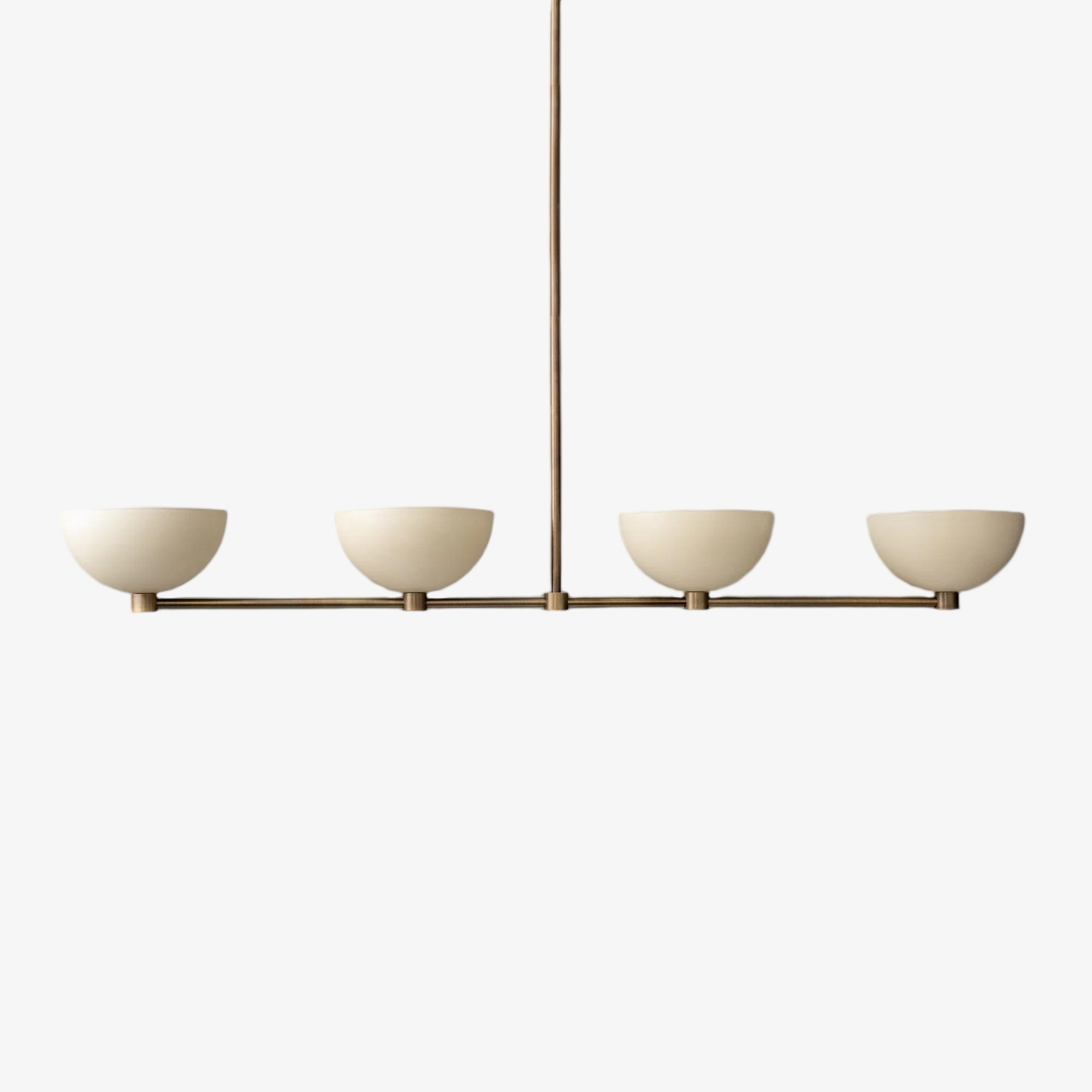 Metio Dome Elegant Chandelier Light - Decorative Ceiling Fixture for Home K1498