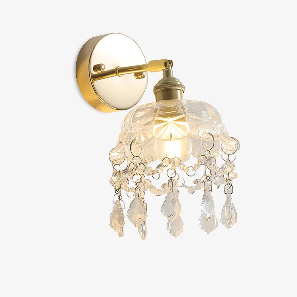 French Crystal Tassel Wall Light K395