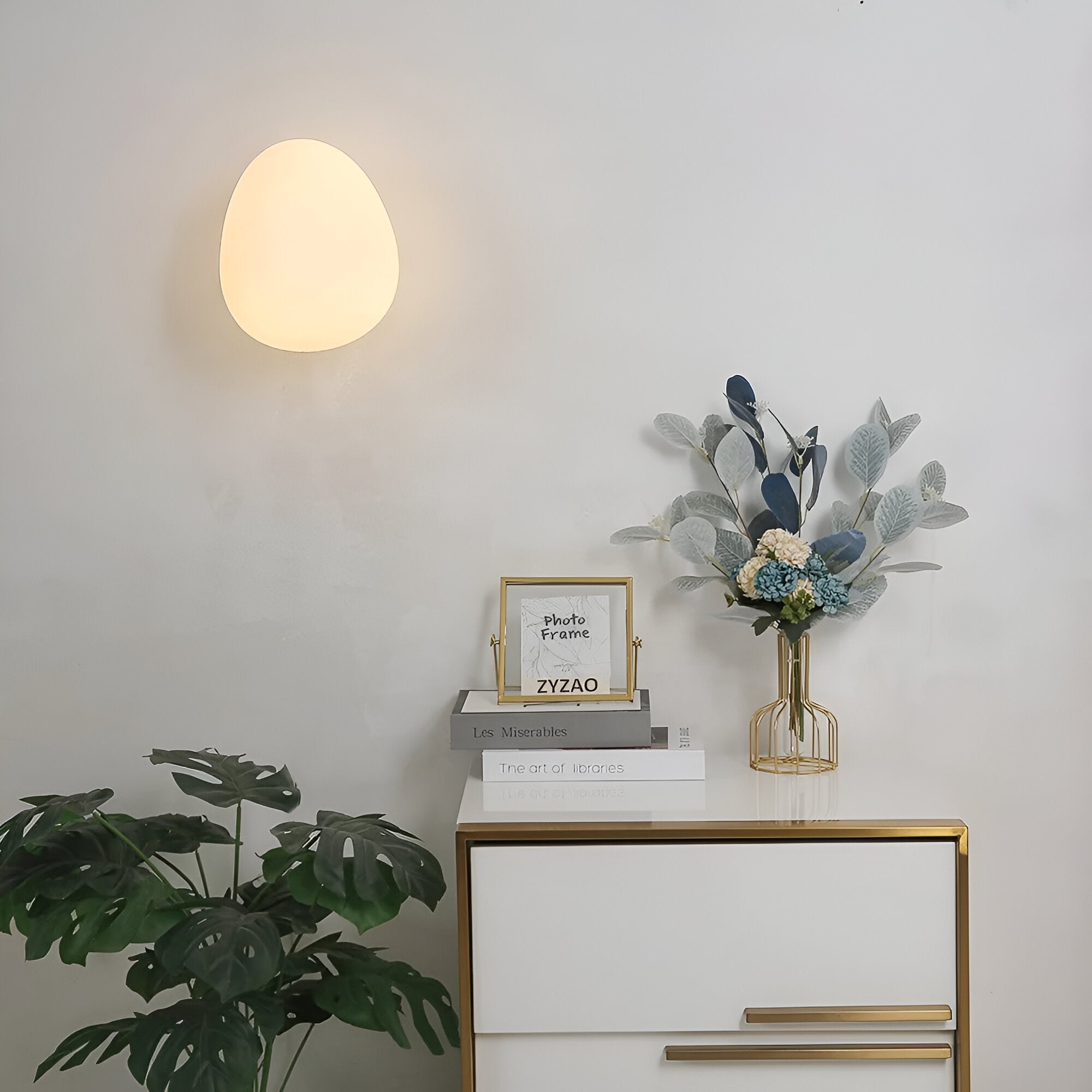 Arianne Nordic Glass Shade Wall Light D961