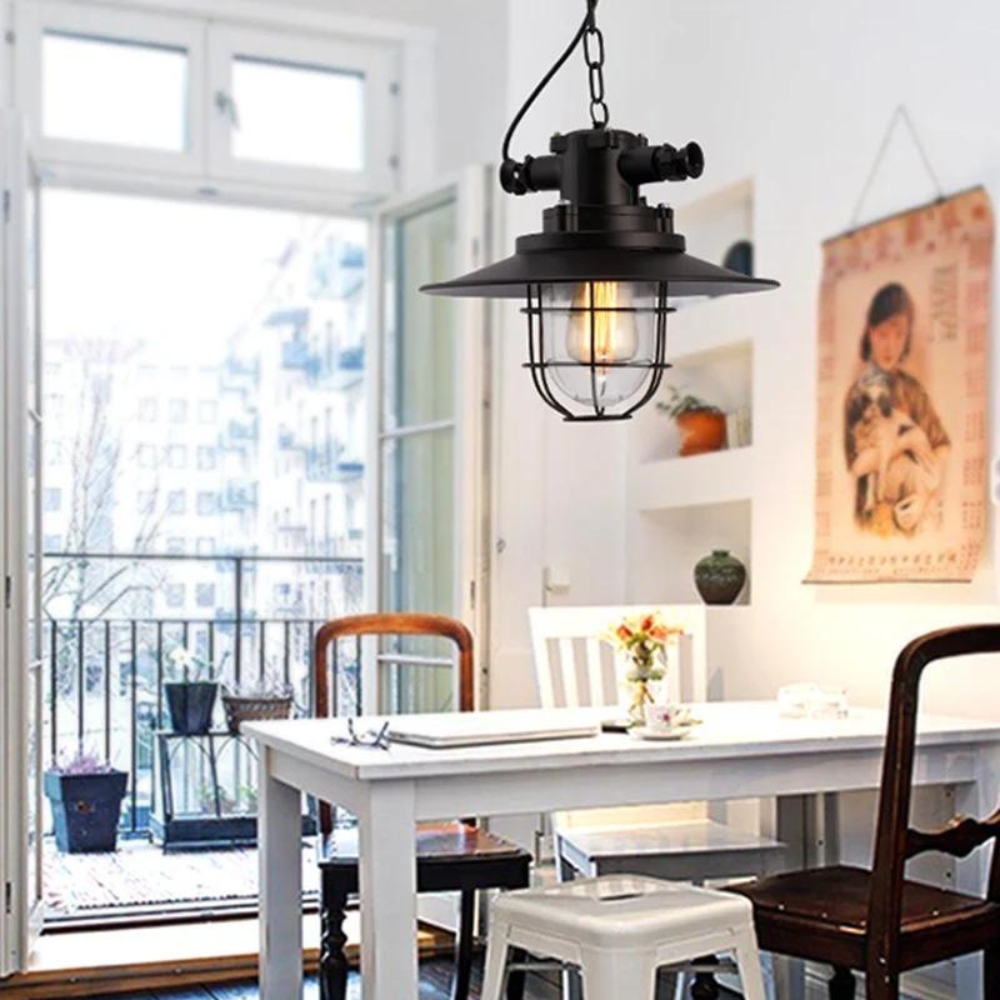 Brilliant Aluminum Industrial Pendant Lamp D814