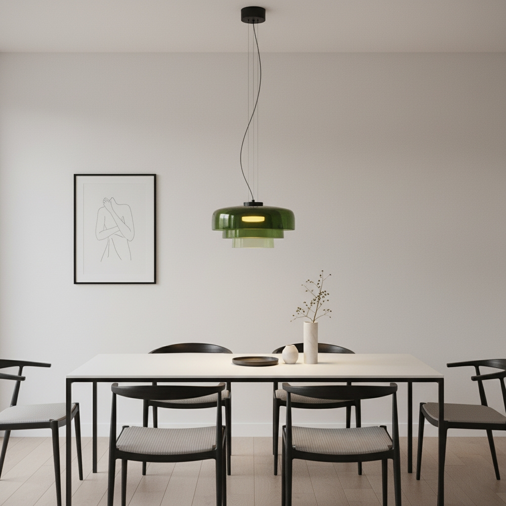 Nordic Celestial Glass Pendant Light D908