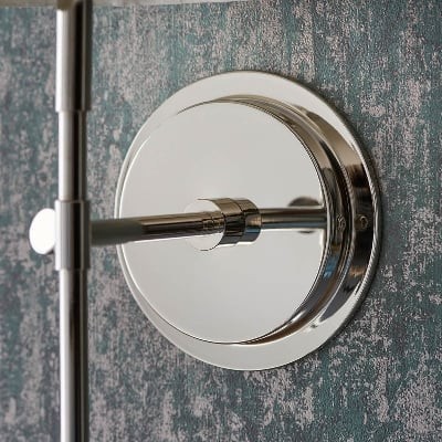 Cremaris Metal Wall Light with Fabric Shade - Timeless Sconce for Interior Lighting K1989