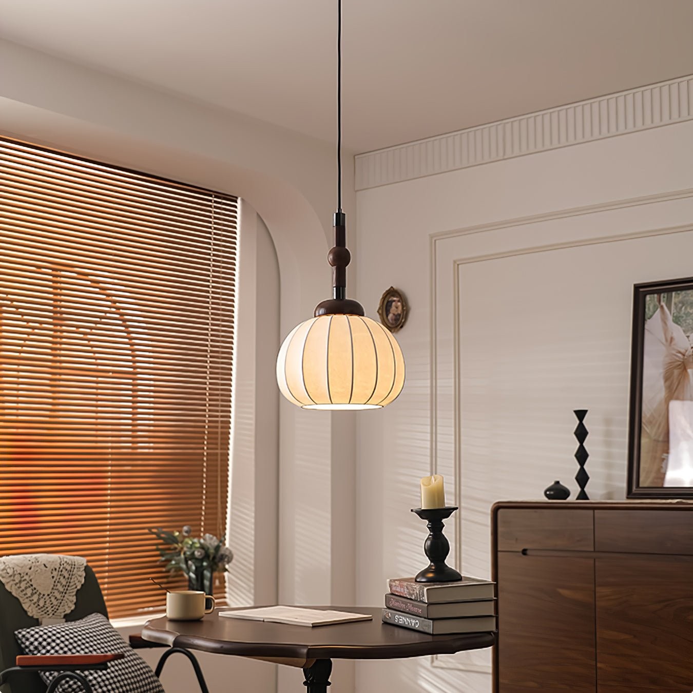 Silk Globe Pendant Lamp K664