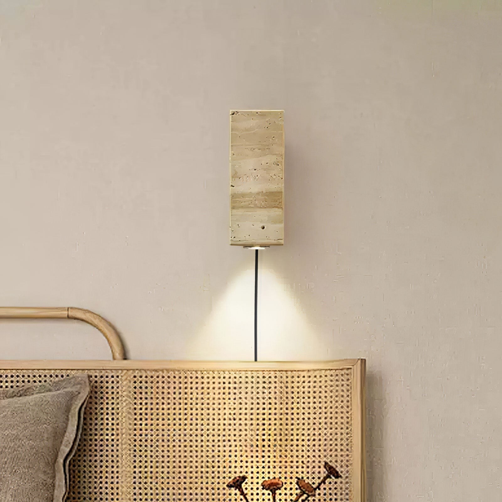 Vintage Marble Travertine Wall Lamp K264