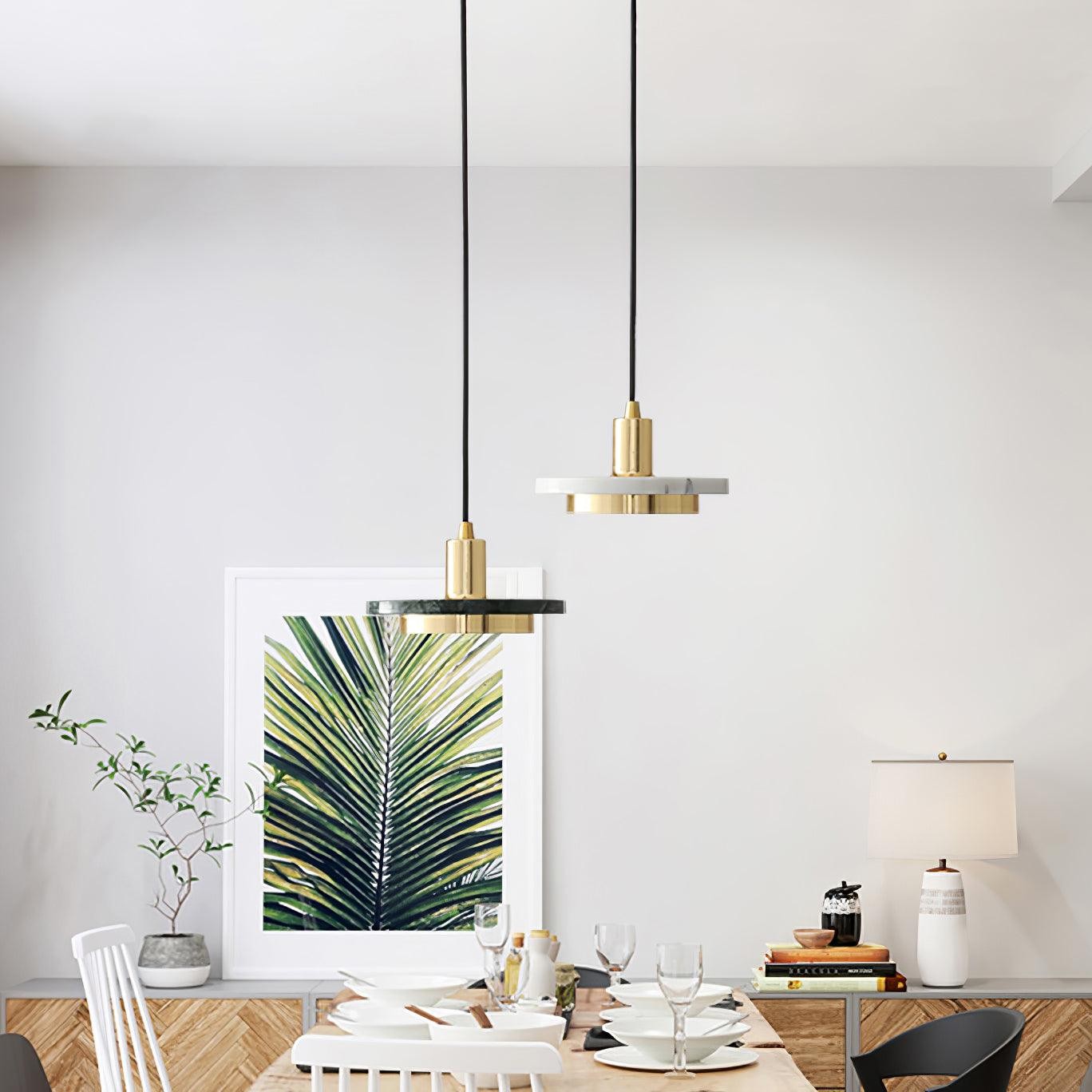 Double Circle Pendant Light K357