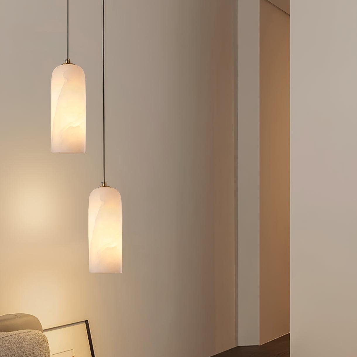 Nordic Modern  Alabaster Monty Pendant Light D888