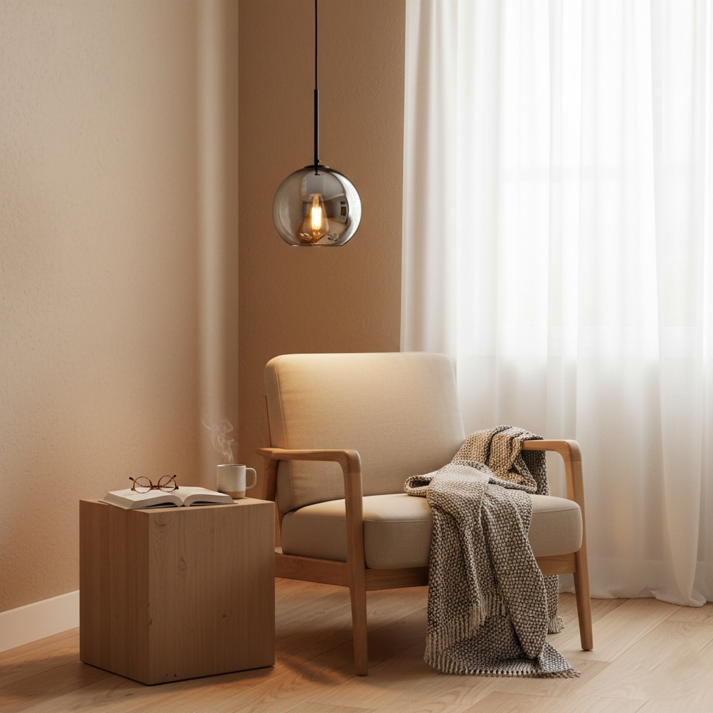 Solara Nordic Spherical Glass Pendant Light D943