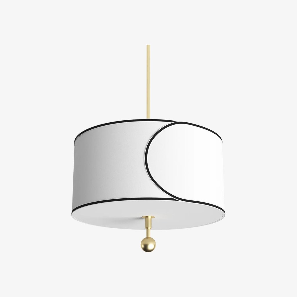 Roven Layered Drum Pendant Light - Modern Transitional Lighting for Dining Room K1710