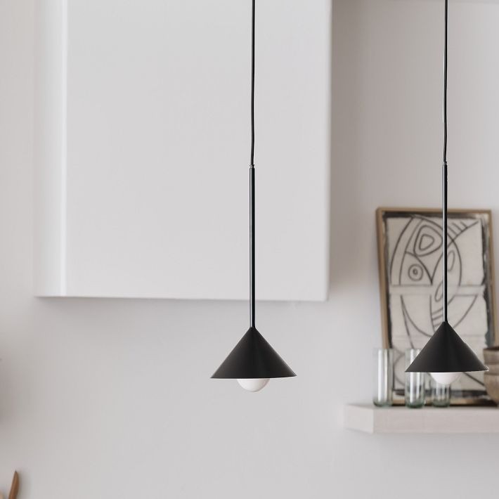 Brivana Adjustable Pendant – Cone Shade Light for Kitchen or Dining K1146