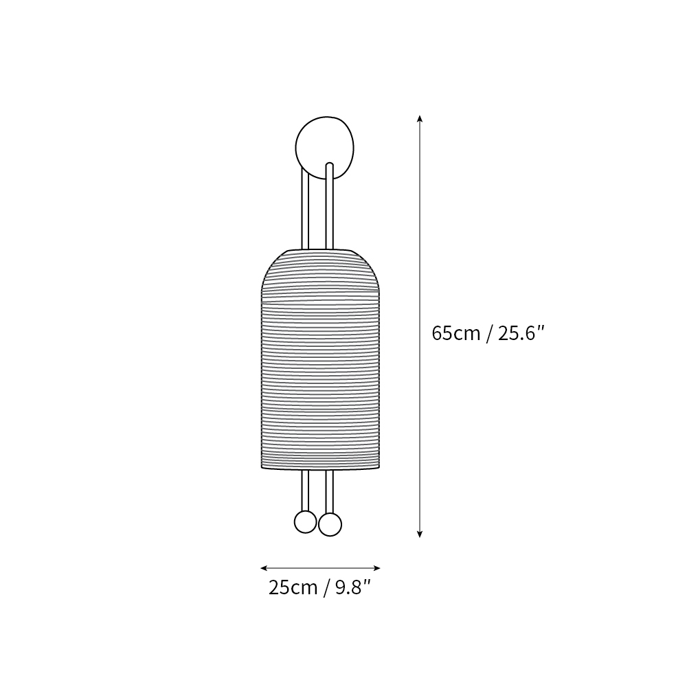 Lantern Glass Sconce D478
